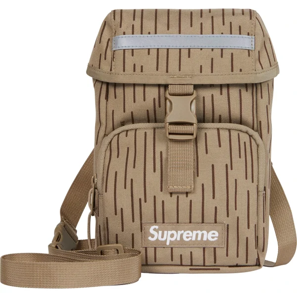 Supreme Camera Bag - Tan Raindrop (front)