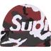 Supreme Camo Big Logo Beanie - Red Camo (front)