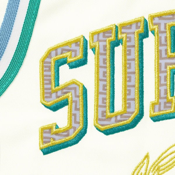 Supreme Campioni Basketball Jersey - White (front)