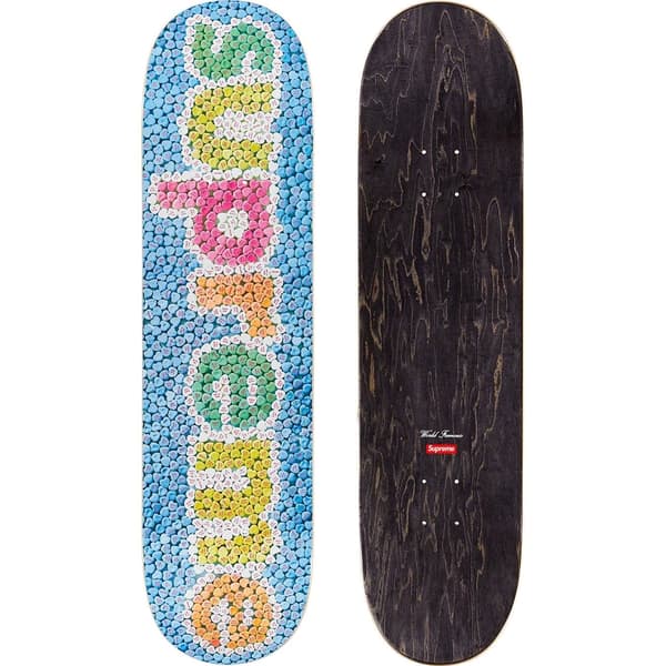 Supreme Candy Hearts Skateboard - 8.125" x 32" (front)