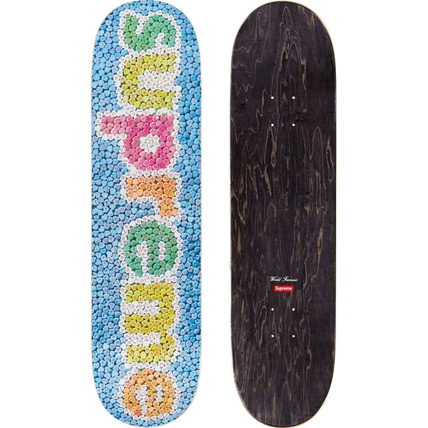 Supreme Candy Hearts Skateboard - 8.125" x 32" (front)