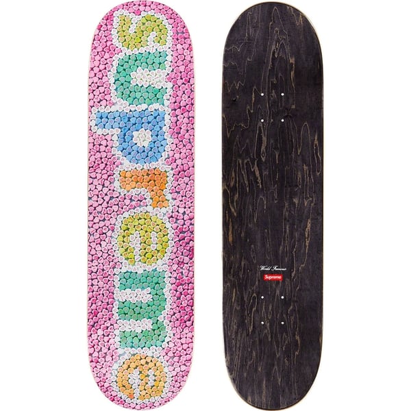 Supreme Candy Hearts Skateboard - 8.25" x 32" (front)