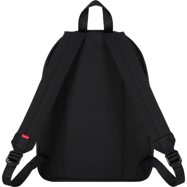 Supreme Canvas Backpack - Black (front)