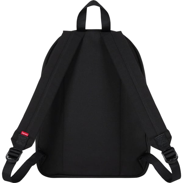 Supreme Canvas Backpack - Black (front)