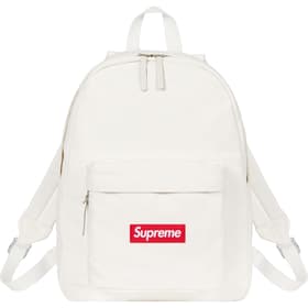 Supreme Canvas Backpack White