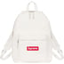 Supreme Canvas Backpack - White (front)
