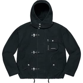 Supreme Canvas Clip Jacket Black
