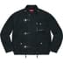 Supreme Canvas Clip Jacket - Black (front)