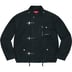Supreme Canvas Clip Jacket - Black (front)