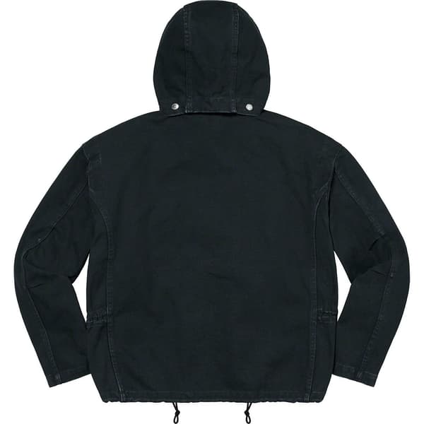 Supreme Canvas Clip Jacket - Black (front)