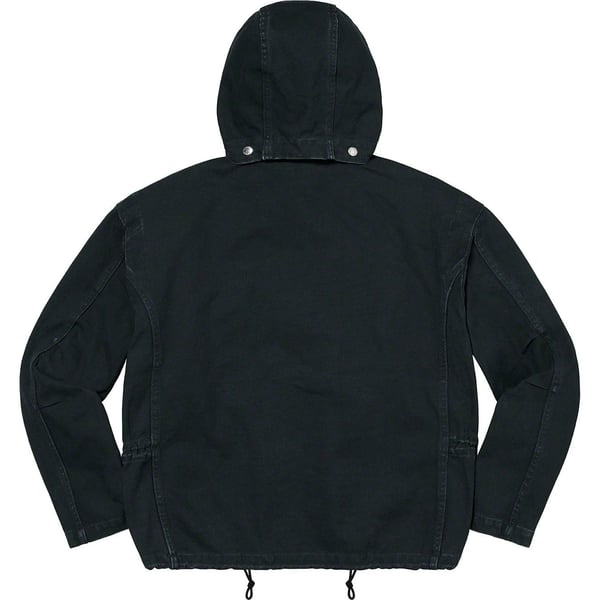 Supreme Canvas Clip Jacket - Black (front)