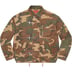 Supreme Canvas Clip Jacket - Tan Camo (front)