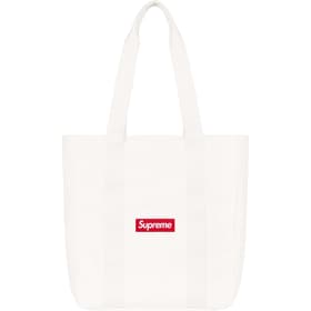 Supreme Canvas Tote White