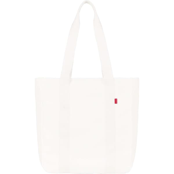 Supreme Canvas Tote - White (front)