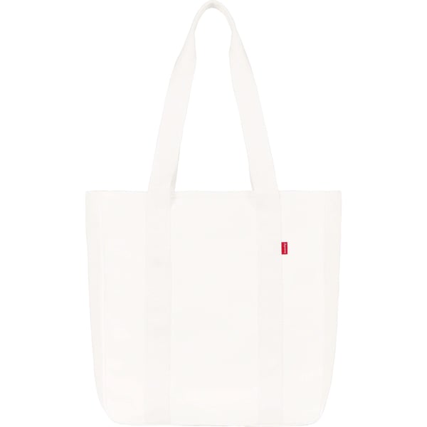 Supreme Canvas Tote - White (front)