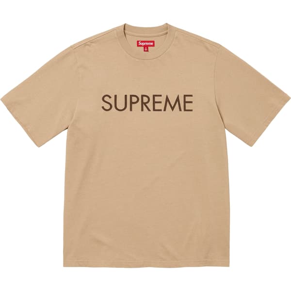 Supreme Capital S/S Top - Dark Tan (front)
