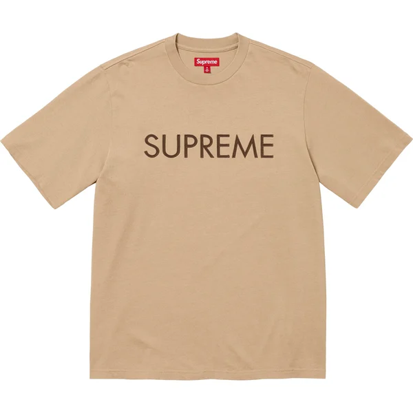 Supreme Capital S/S Top - Dark Tan (front)