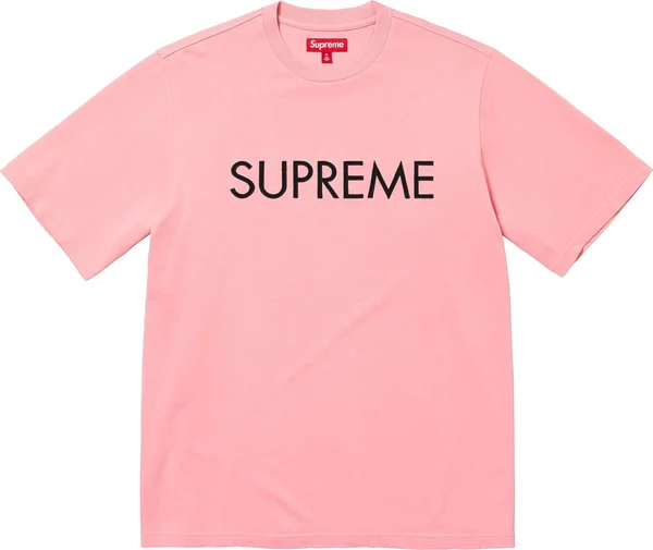 Supreme Capital S/S Top - Pink (front)