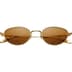 Supreme Capital Sunglasses - Gold (front)