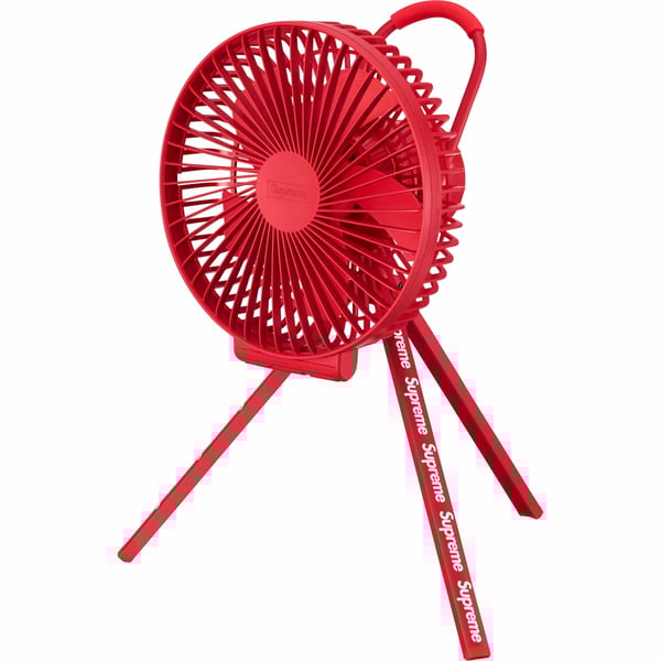 Supreme Cargo Container Electric Fan - Red (front)