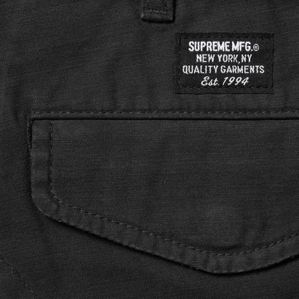 Supreme Cargo Pant - Black (front)