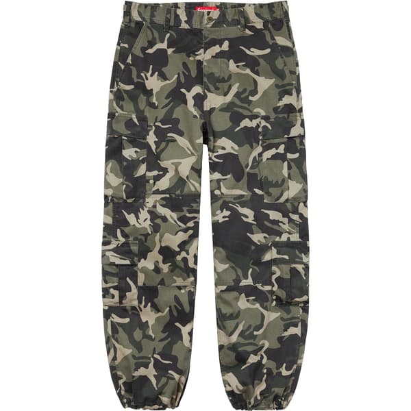 Supreme Cargo Pant - Olive Camo (front)