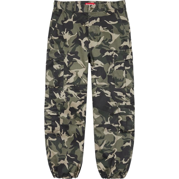 Supreme Cargo Pant - Olive Camo (front)