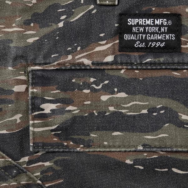 Supreme Cargo Pant - Olive Tiger Camo (front)