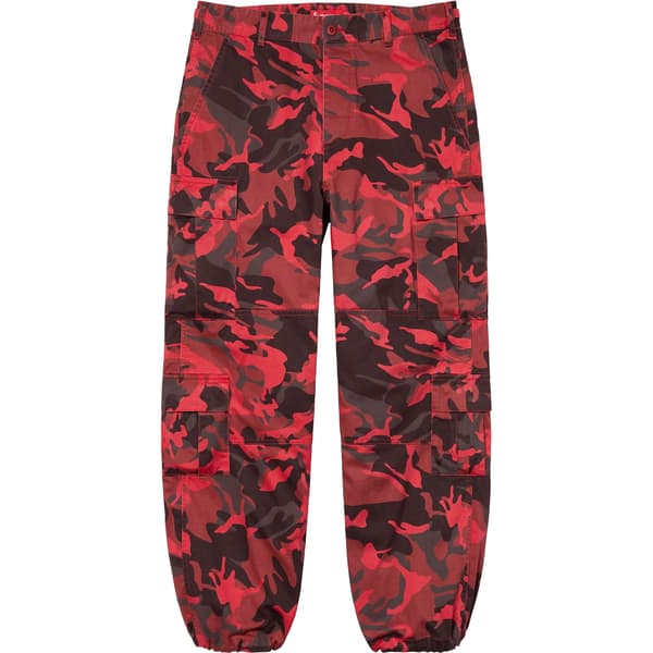 Supreme Cargo Pant - Red Camo (front)