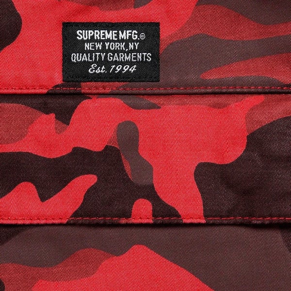 Supreme Cargo Pant - Red Camo (front)