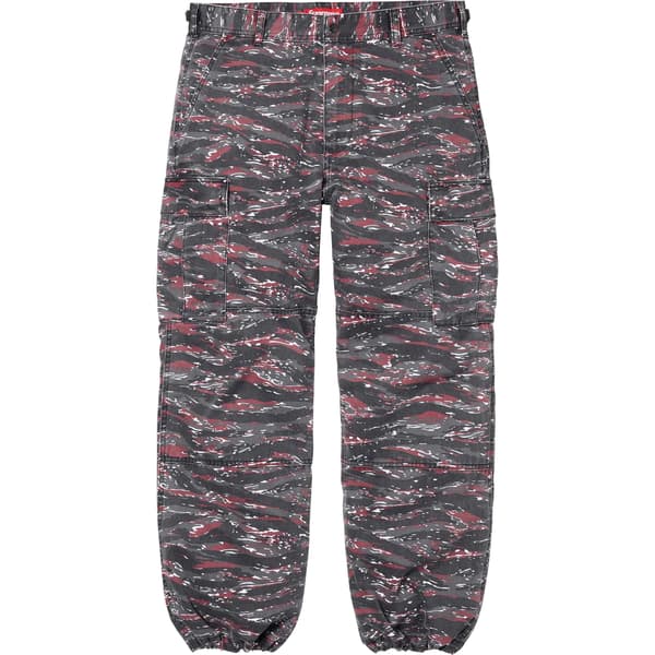 Supreme Cargo Pant - Red Tiger Camo (front)