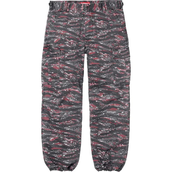 Supreme Cargo Pant - Red Tiger Camo (front)