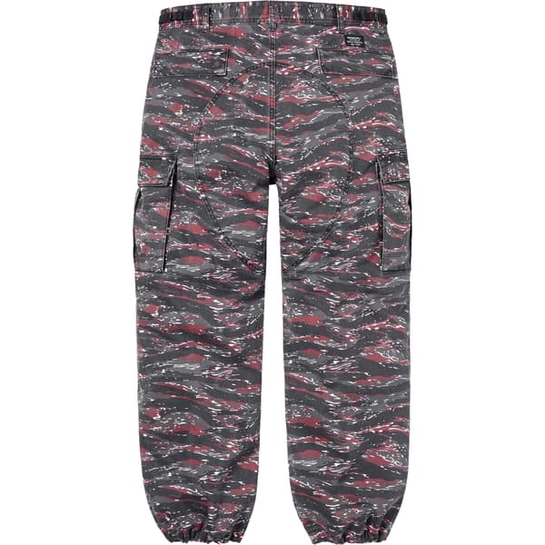 Supreme Cargo Pant - Red Tiger Camo (front)
