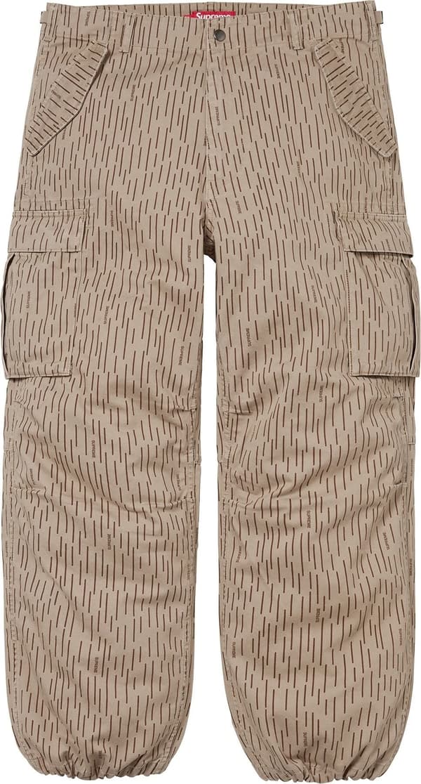 Supreme Cargo Pant - Tan Raindrop (front)