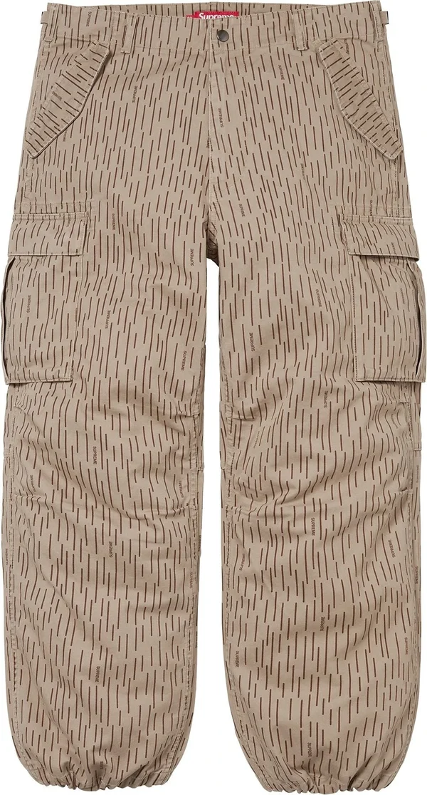 Supreme Cargo Pant - Tan Raindrop (front)