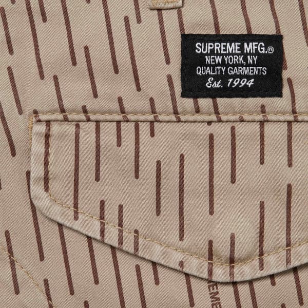 Supreme Cargo Pant - Tan Raindrop (front)