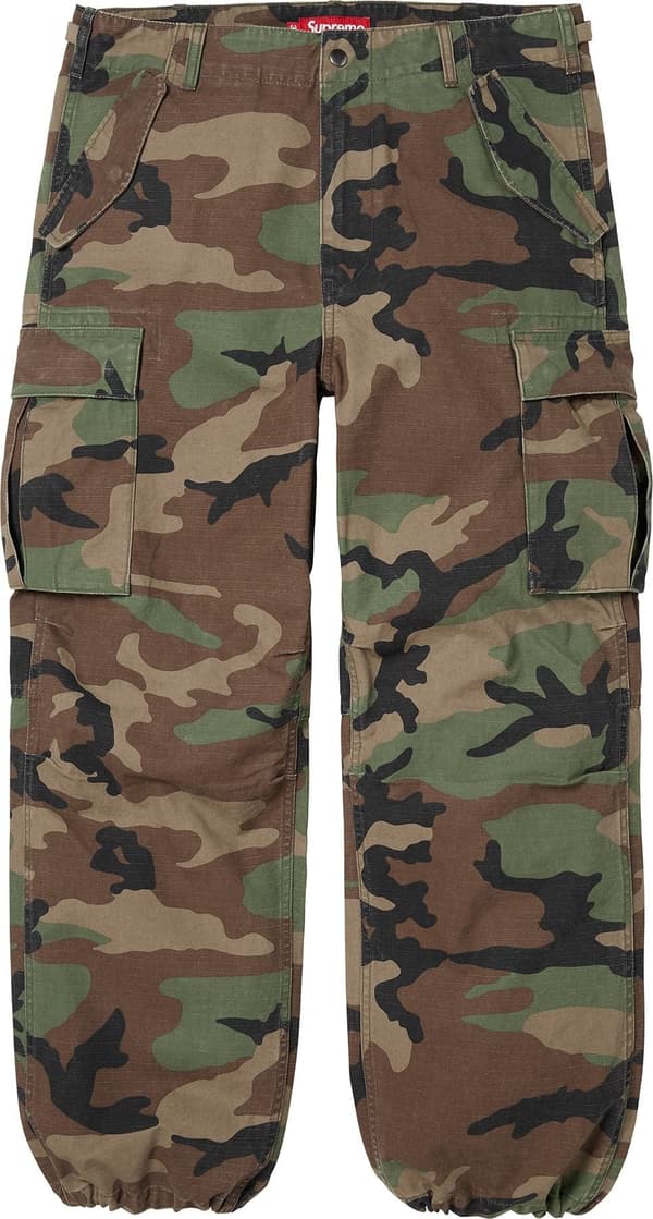 Supreme Cargo Pant - Woodland Camo (front)