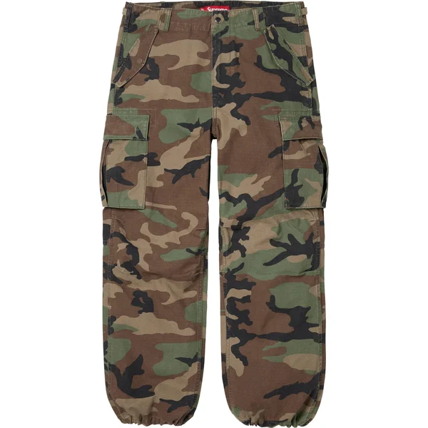 Supreme Cargo Pant - Woodland Camo (front)