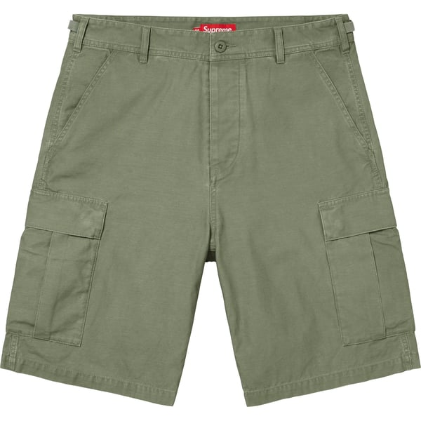 Supreme Cargo Short - Olive (front)