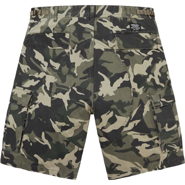 Supreme Cargo Short - Olive Camo (front)