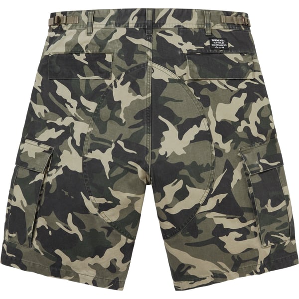 Supreme Cargo Short - Olive Camo (front)