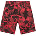 Supreme Cargo Short - Red Camo (front)