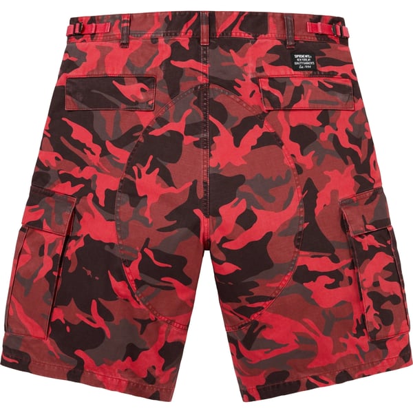 Supreme Cargo Short - Red Camo (front)