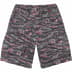 Supreme Cargo Short - Red Tiger Camo (front)