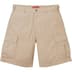 Supreme Cargo Short - Tan (front)