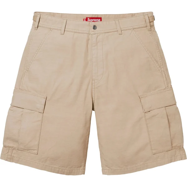 Supreme Cargo Short - Tan (front)