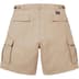 Supreme Cargo Short - Tan (front)
