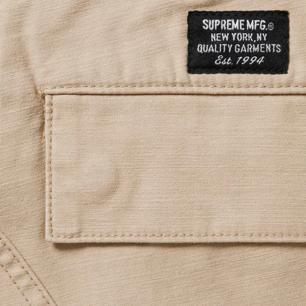 Supreme Cargo Short - Tan (front)