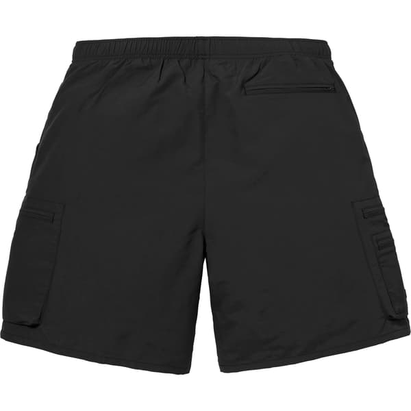 Supreme Cargo Water Short - Black (front)