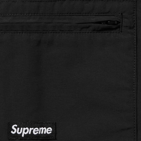 Supreme Cargo Water Short - Black (front)